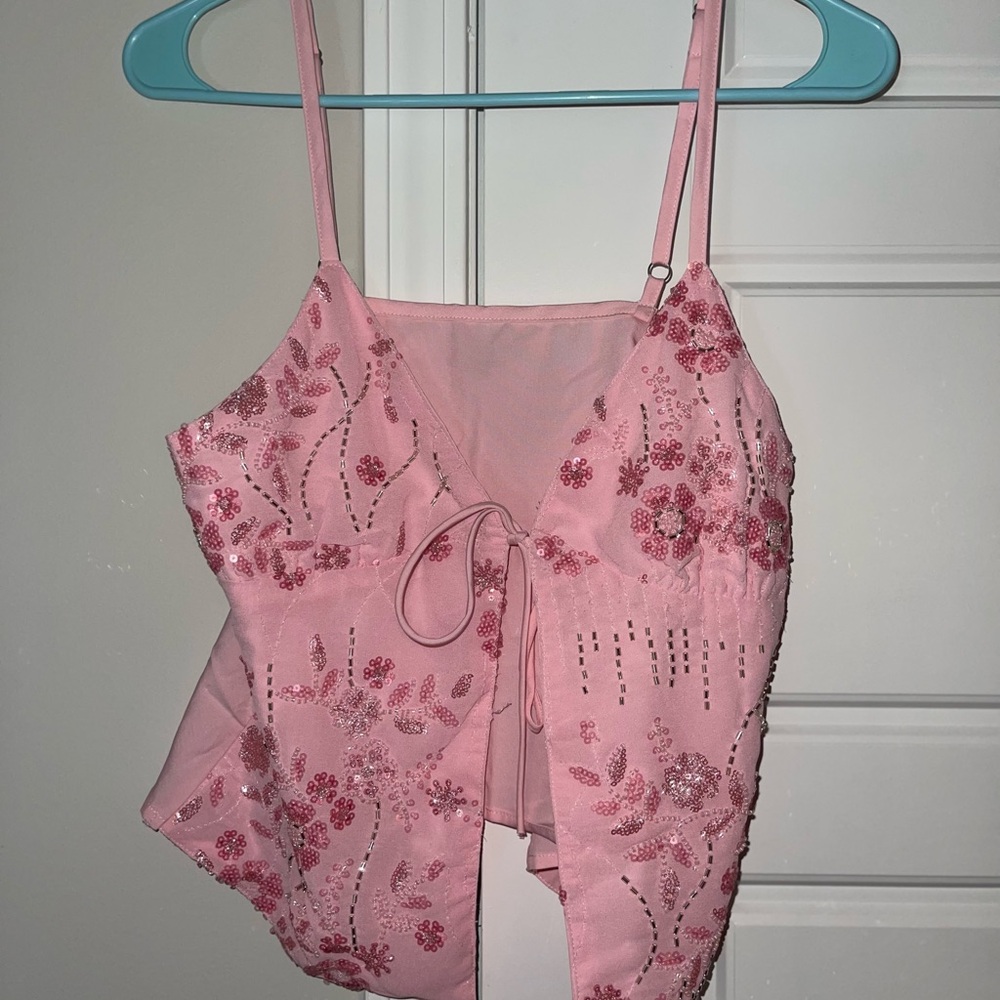 Amazon Pink Floral Women's Camisole
